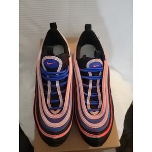 Nike Air Max‎ 97 GS 'Black Flash Crimson Racer Blue' 7y athletic Women's shoe